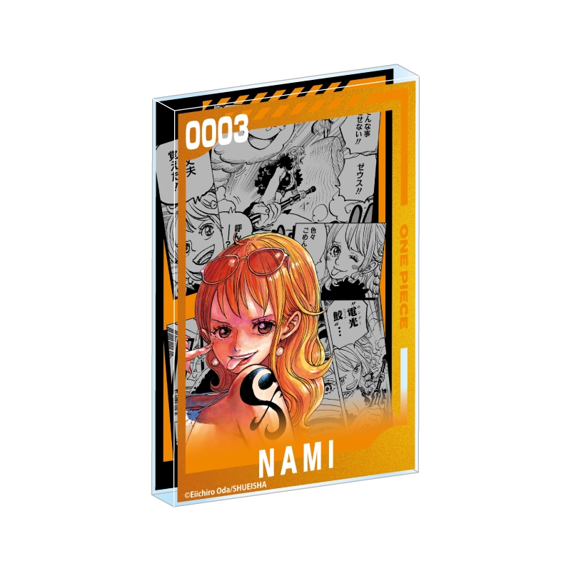 『ＯＮＥ　ＰＩＥＣＥ』箔ｏｎアクリルブロック　“ＨＥＲＯＥＳ”　ナミ　ＢＦ３