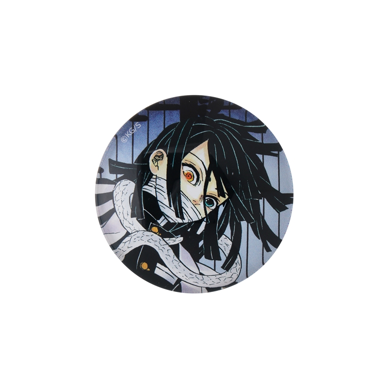 『鬼滅の刃』ガラスマグネット　伊黒小芭内（ジャンプコミックス１９巻カバーイラスト）　ＢＦ２
