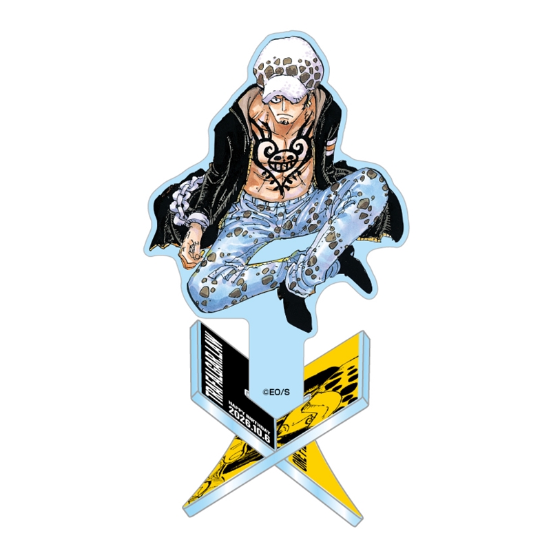 『ＯＮＥ　ＰＩＥＣＥ』バースデイアクリル“Ｘ”フィギュア−ｗｉｔｈ−　トラファルガー・ロー　ＢＦ４