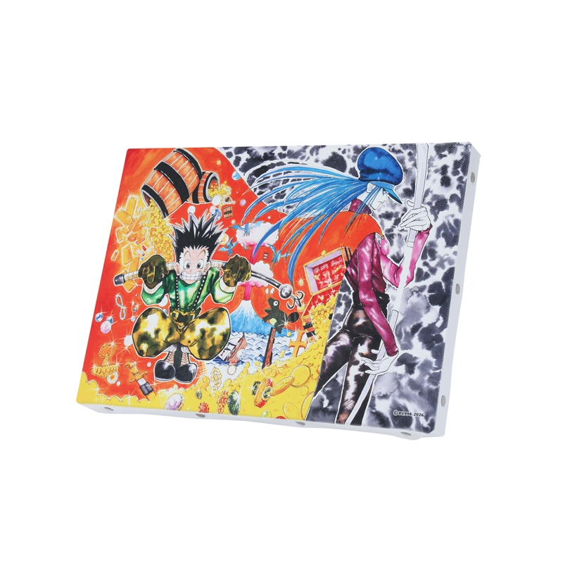 『ＨＵＮＴＥＲ×ＨＵＮＴＥＲ』フルカラーアートボード　（週刊少年ジャンプ１９９８年１４号巻頭カラーイラスト）　［ＪＵＭＰ　ＡＲＴ　ＢＯＡＲＤ　ＧＡＬＬＥＲＹ］　ＢＦ３