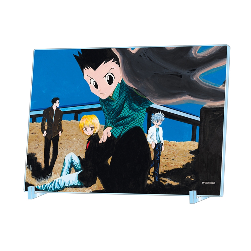 『ＨＵＮＴＥＲ×ＨＵＮＴＥＲ』箔入りアクリルアート　週刊少年ジャンプ２０００年４５号巻頭カラーイラスト［２］　ＢＦ２
